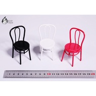 [Special Offer] Ready Stock BAO TOYS 1/12 Trendy Seat Iron Simple Chair Suitable for Small Scale Dol