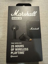 Marshall Minor III 真無線藍牙耳機