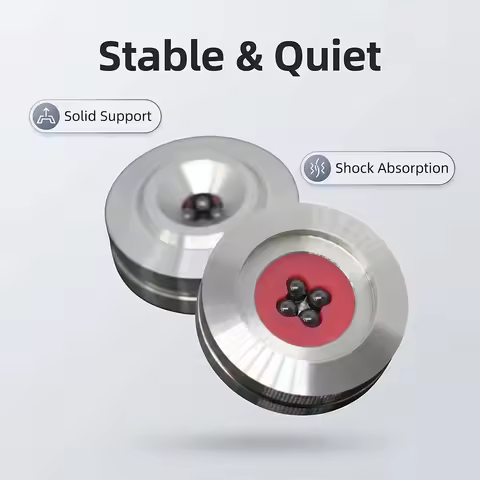 HIFI Audio 316L SUS Ceramic Anti-shock Absorber Foot Pad Nail for Speaker Amplifier Preamp Vibration