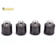 A&W 9Pin Bakelite Vacuum Tube Soet Saver base For 12AX7 12AU7 ECC82 ECC83 amps