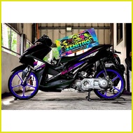 ◵ ♕ ❏ NVX 155 DECALS FOR AEROX V1 (BLACK EDITION)