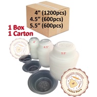 (1 Box) 4" 4.5" 5.5" Disposable Plastic PP Bowl | Disposable Bowl | Plastic Bowl | Party Bowl | Mang