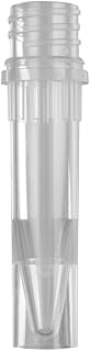 Axygen SCT-200-C-S Conical Bottom Screw Top Microcentrifuge Tube With Clear O-Ring Cap, 2mL, Clear P