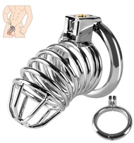 Chastity Cage Chastity Device - New Upgrade Vertical Invisible Lock Design, Male Chastity Cock cage,