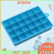 24 Grid Ice Cube Mold Fruit Ice Cream Silicone Ice Maker Home Bar (Sky Blue)