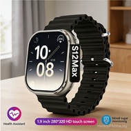 TTZ3 【100%Origin】S12 Pro Max HD Smart Watch Dynamic Island Answer Call Series10 Bluetooth Call Blood