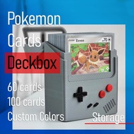 POKEMON Card TCG Deck Box GAMEBOY Storage Container Deckbox Card Organizer Case MTG Magic Vanguard