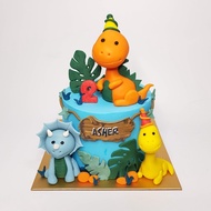 6inch Cute Dinosaur Cake