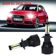 2PC 4Side H7 BE 6000K LED Headlight Conversion Bulbs Kit for AUDI A1 2010-2016