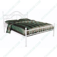 READYYY Ranjang bed besi double no 2 orbitrend monza putih uk 160 cm