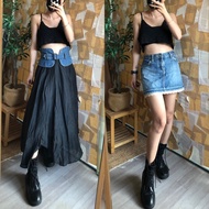 Women's 2-hand long skirt, choose model ins: april6 clothing