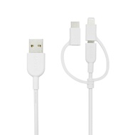 Anker Powerline II 3ft 3-in-1 Lightning/Type-C/Micro Connector Cable