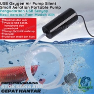 1 Set Mini USB Aquarium Oxygen Air Pump Silent Small Aeration Pump Portable Fish Tank Oxygenator Aqu