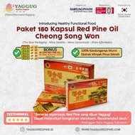Red Pine Oil Korea Cheong Song Won Korea (180 Caps, 100% Original)