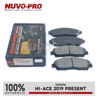 Nuvo-Pro Brake Pad Front Toyota Hiace 2019 Present VA-1767K Set