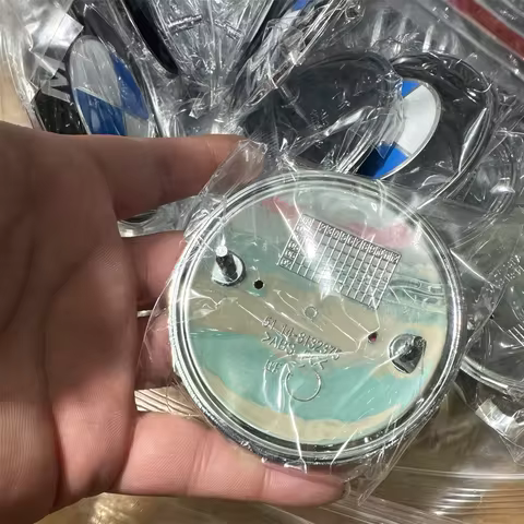 2pcs 82mm 74mm bmw Car Emblem Badge Hood Front Rear Trunk Logo for E46 E39 E38 E90 E60 Z3 Z4 X3 X5 X