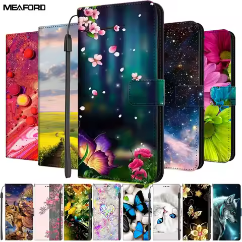 For Oppo A5i Pro A5 4G Phone Case A 5 Leather Flip Magnetic Stand Card Cover For Oppo A5m CPH2727 Ca