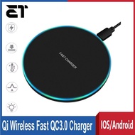 Wireless Charger ของแท้ เครื่องชาร์จโทรศัพท์แบบไร้สายในตัว สำหรับ Samsung S8 Plus S7 S6 Edge Huawei Mate20 Xiaomi MIX