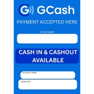 GCASH LOAD SIGNAGE LAMINATED