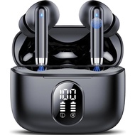 QXQ 2025 New Wireless Earbuds, Bluetooth 5.4 Headphones HiFi Stereo with 4 ENC Mic, 40H Mini Ear Bud