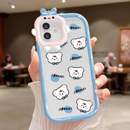 หมีนำโชค เคส สําหรับ Xiaomi Redmi Note 10 9 11 12 Pro Note 9S 10S 11S 12S 5G MI 13T Pro Redmi 10C 9 9C 9i 12C 10 Poco M5S M2 Pro C55 Case TPU ซอฟท์เคส เคสโทรศัพท์มอนสเตอร์ตัวน้อย