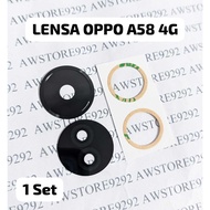[LW] Oppo A58 4G camera lens Oppo A58 4G camera Replacement Glass Oppo A58 4G Rear camera Replacemen
