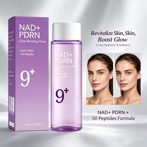 NAD+PDRN Glow Boosting Toner, Firming, Hydrating, Elasticity, Fade Fine Lines, Skincare Moisturizing