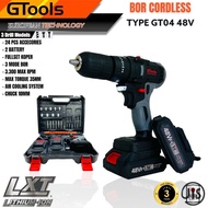 Termurah! Mesin Bor Baterai Cordless Dril 13Mm Maktec Gtool