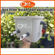 filter kolam koi/filter kolam minimalis/filter kolam dan aquarium/filter talang pvc/box filter talan