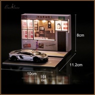 1/64 Model Car Display Scene Diorama Garage Scene Models Scenery for Model Cars