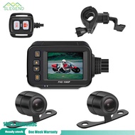 🚚Arrive in 3 days🚚 SE30 Motorcycle Dash Cam Front + Rear Camera 2 inch Display Motorbike DVR System[