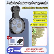 52mm Phone ND Filter/CPL Circular Polariser Filter Multicoat/Clip-on Variable Neutral Density Filter