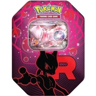 Pokemon Team Rocket Tin Mewtwo ex Card Box