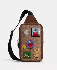 Coach x Snoopy聯名款 斜背包(大)