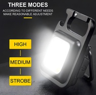 Mini Keychain Led USB Magnet gantung Meja / MINI COB Keychain Light Gantungan Kunci Portable travel