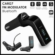 Car G7 FM Modulator Bluetooth with Car Charger Support Handsfree