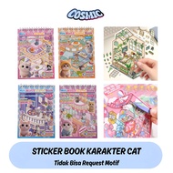 3D PREMIUM CAT STICKER BOOK FOR CHILDREN VIRAL 3D CAT CAT STICKER/