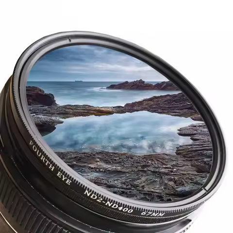 Variable ND Filter ND2-ND400 (1-9 Stops) Adjustable Neutral Density Filter for Camera Lens 37-77mm 8