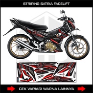 SUZUKI Satria fu 150 facelift f150 decal sticker striping Satria F150 facliftSUZUKI