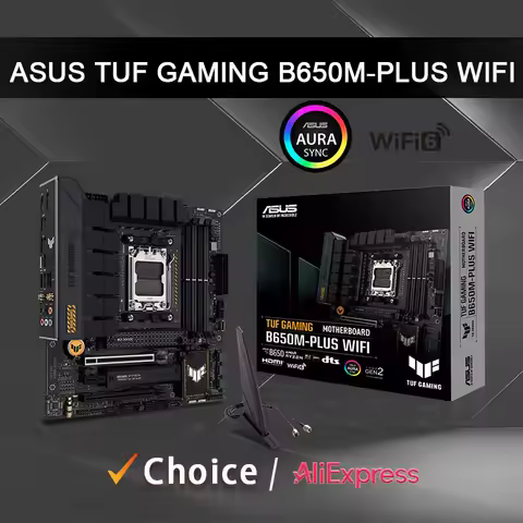 ASUS TUF GAMING B650M PLUS WIFI New mATX AMD B650 DDR5 Ryzen 7000/8000/9000 series CPU processors So