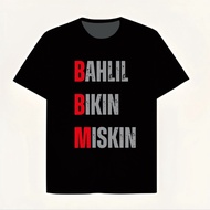T-Shirt BAHLIL MAKES YOU SKIN, Coutton Combat 30s
