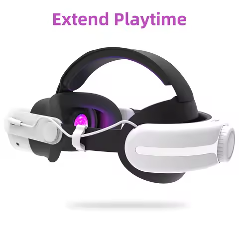For Oculus/meta quest 3 and Meta Quest 3s Battery head strap, VR Accessory for Extended Playtime, Qu