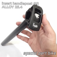 Insert handlepost QR full alloy/Folding Bike Handlebar Pole Insert alloy Iron Handlebar universal size 25.4