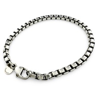 極佳狀態 ▲ TIFFANY&Co. Tiffany Venetian 手鐲，SV925，總長度 19 厘米，重量 15.5 克，男士款。