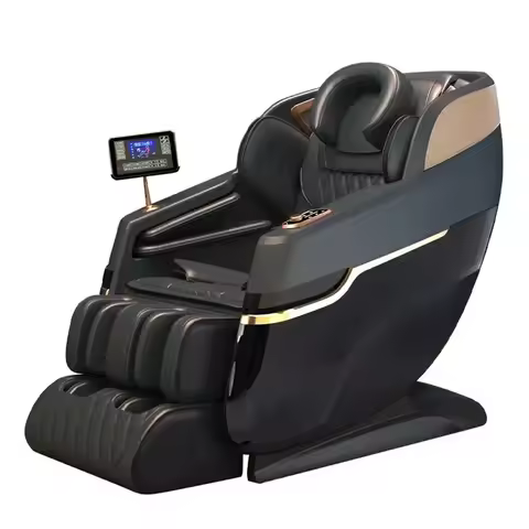 4D SL Track Massage Chair Zero Gravity Recliner Full Body Airbag Massage Sofa Touchscreen Office Cha