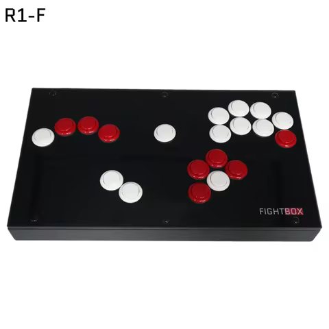 FightBox R1-F ALL BUTTON STYLE FRAME 1 Arcade Game Controller Sanwa Button Raspberry Pi PICO Board f
