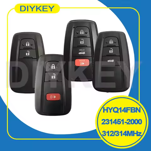 DIYKEY For Toyota Corolla Brazil 2019-2022 FCC ID: HYQ14FBN 231451-2000 8990H-12010 8990H-02030 Smar