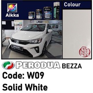 PERODUA Bezza  Solid White W09 /Aikka Oem Factory Colour