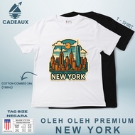 NEW YORK 30 T-Shirt Cotton Combed 24s SOUVENIR PREMIUM GIFT