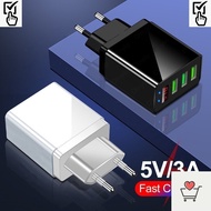 MBR 5V 3.1A Digital Display USB Charger 3 Ports Fast Charging Wall Chargers For iPhone Sarmtphone Ad